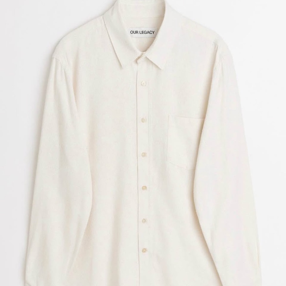 Our Legacy Off-White Casual Button Down Shirt